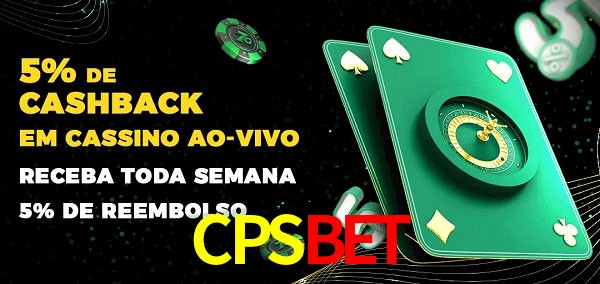 Promoções do cassino ao Vivo CPSBET